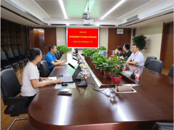 郑州亚新房地产开发有限公司领导莅临我单位考察指导工作